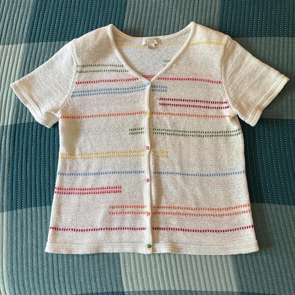 Christopher & Banks Tops - Vintage-inspired Christopher & Banks short sleeve cardigan